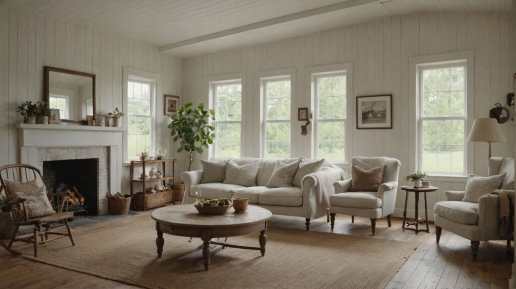 Rustic Scandinavian Living Room 07