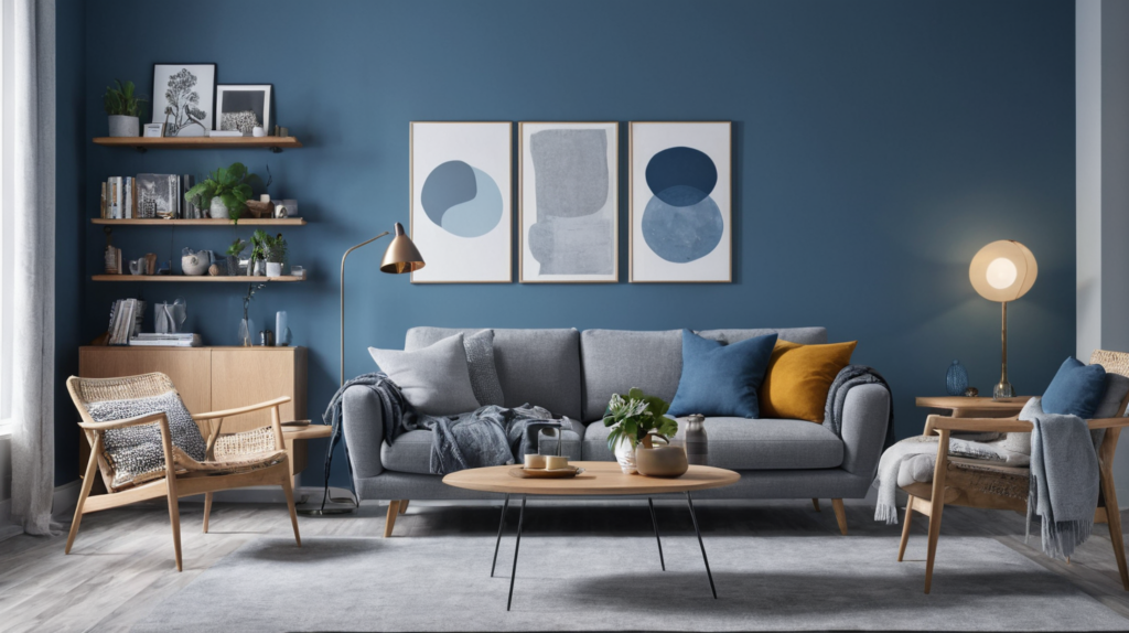 blue and Grey Scandinavian Living Room-01